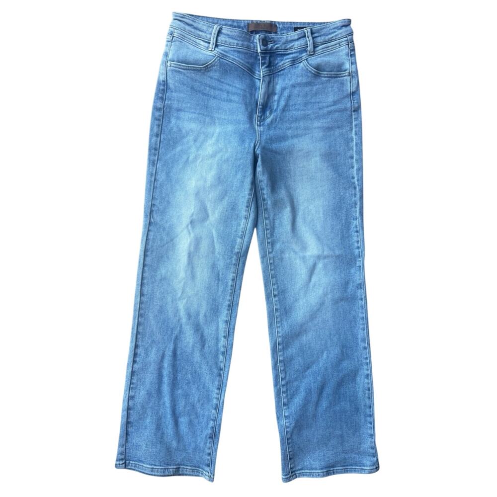 Judy Blue Women’s Jeans Retro Wide Leg Light Wash Stretch Denim size 13 (31)